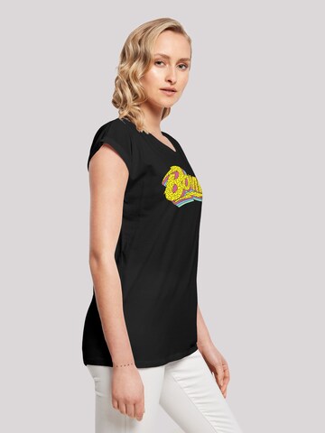 T-shirt 'David Bowie Moonlight 90s Logo' F4NT4STIC en noir