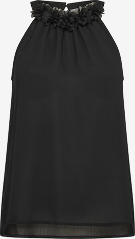 Cream Blouse in Zwart: voorkant