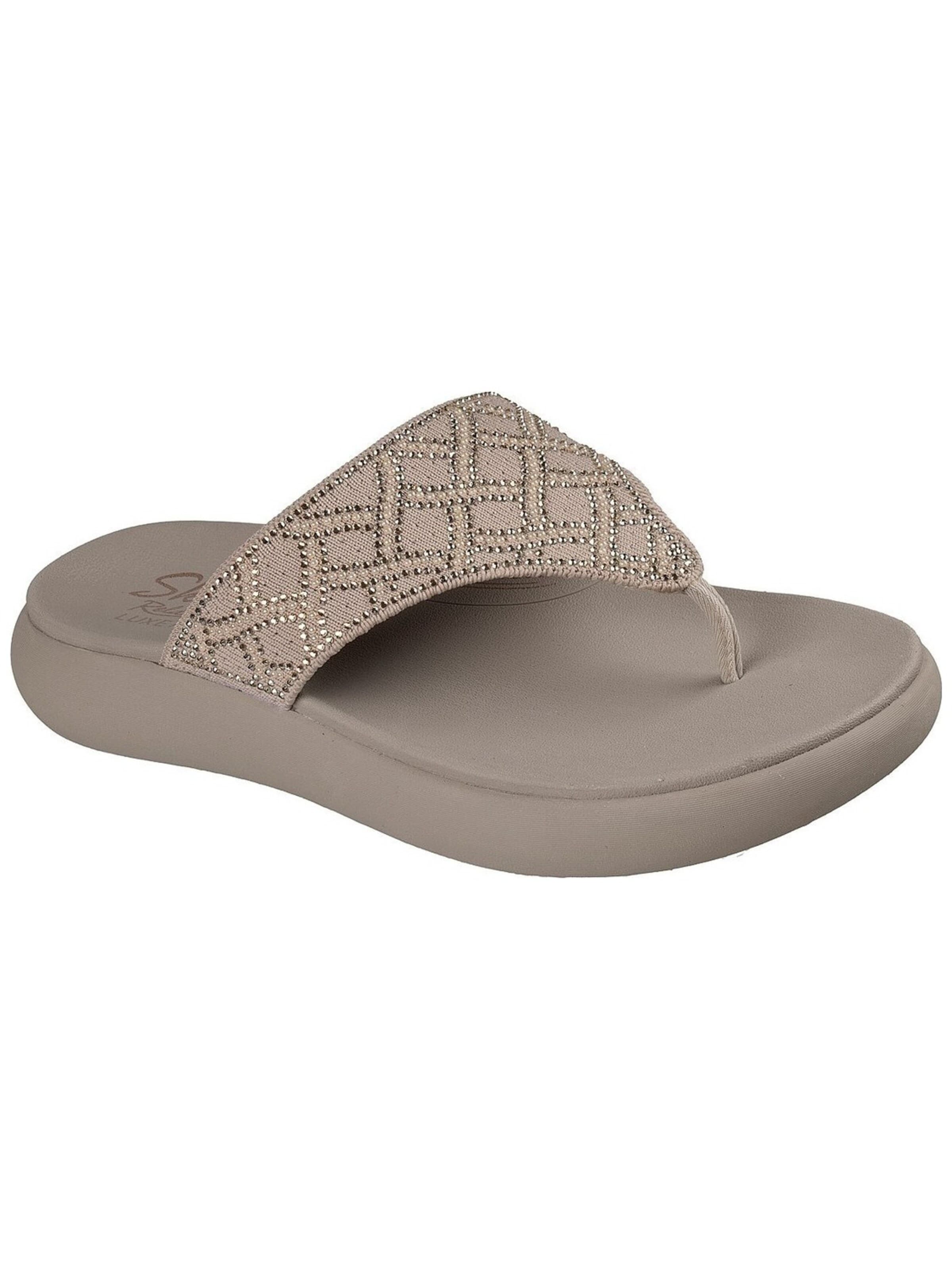 SKECHERS Hausschuh 'Skechers Asana Luxe'‌‌‌ in 38 in beige, Produktansicht