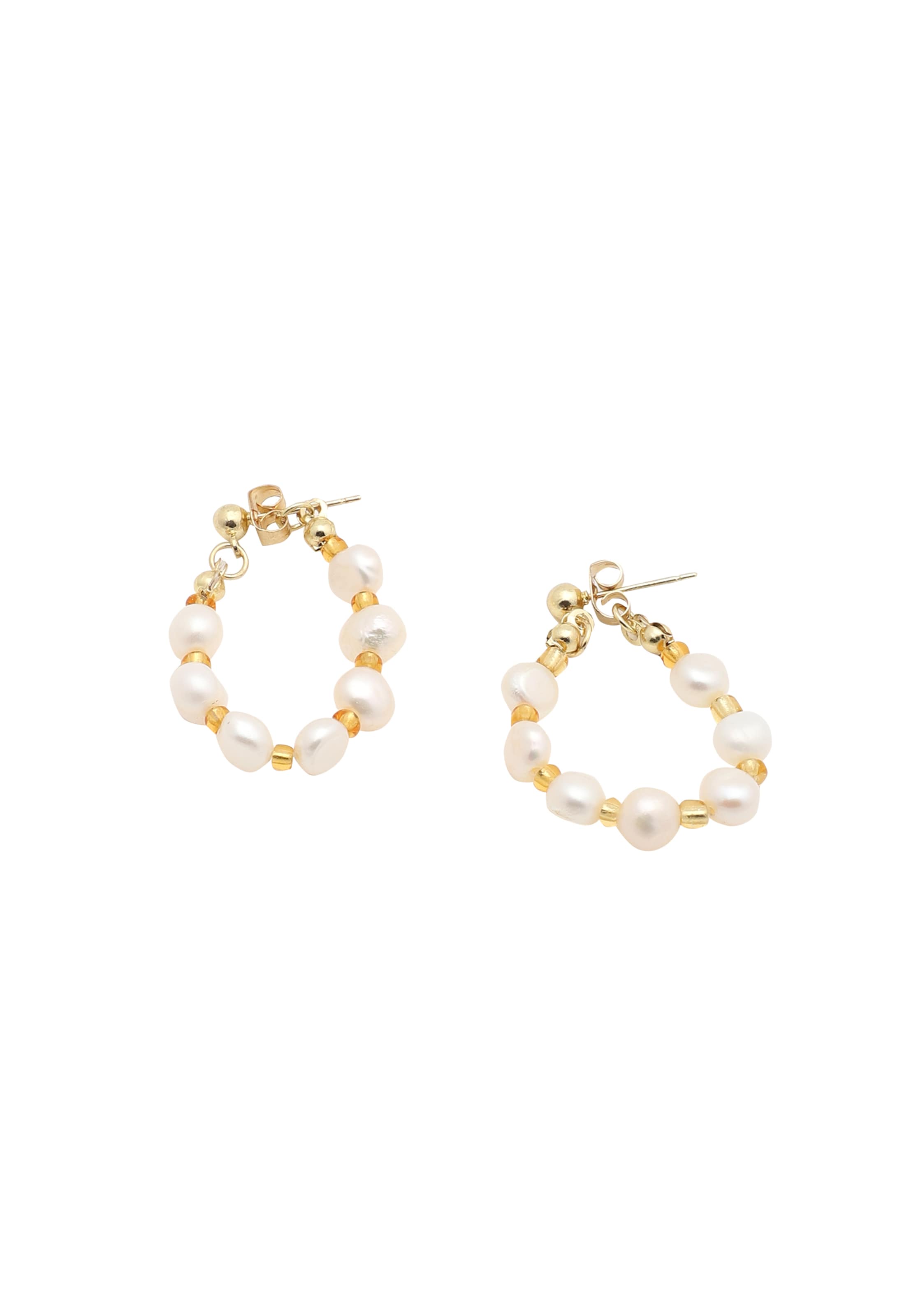 SOHI - Brincos 'Belphoebe' em ouro: frente