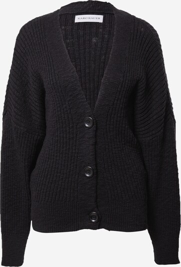 Karo Kauer Cardigan en noir, Vue avec produit