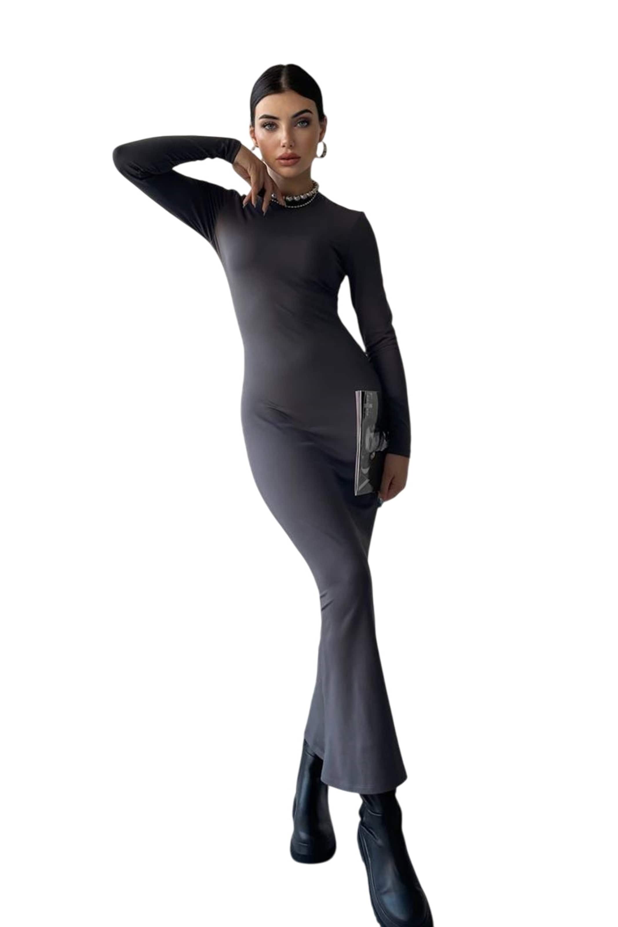 WOMAN VISION Dress in Black: front