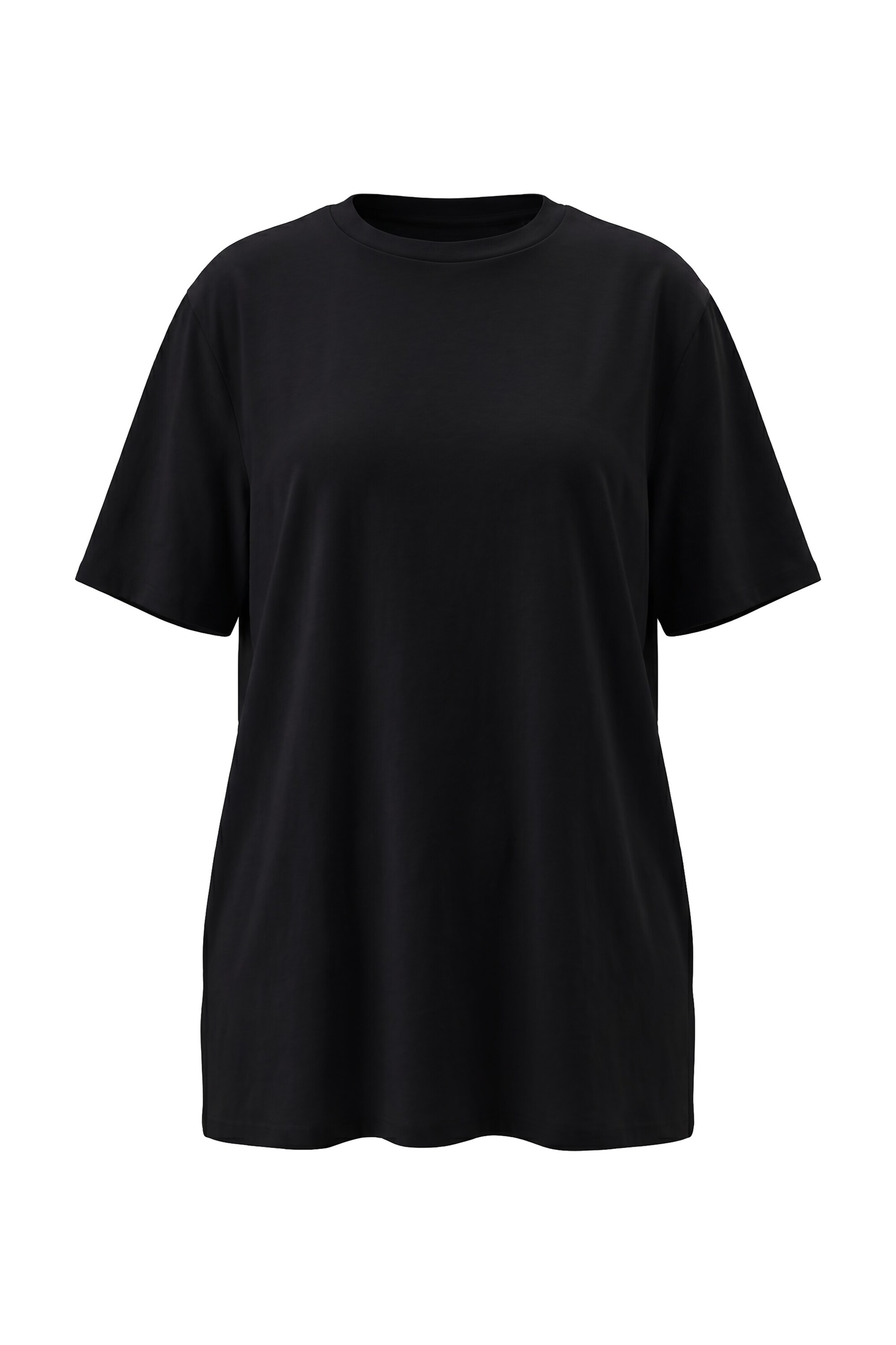 Ulla Popken Shirt in Schwarz: Vorderseite