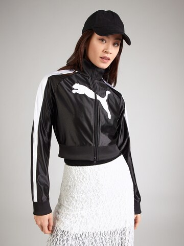 PUMA Sportovní bunda 'Future T7' – černá: přední strana