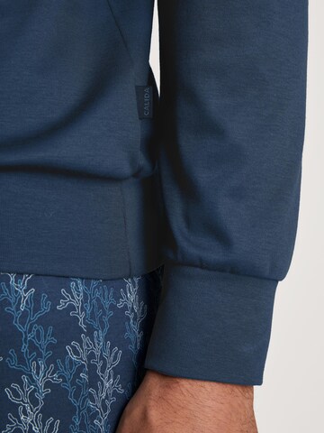 CALIDA Pyjama lang 'Nightwear Xtra' in Blauw