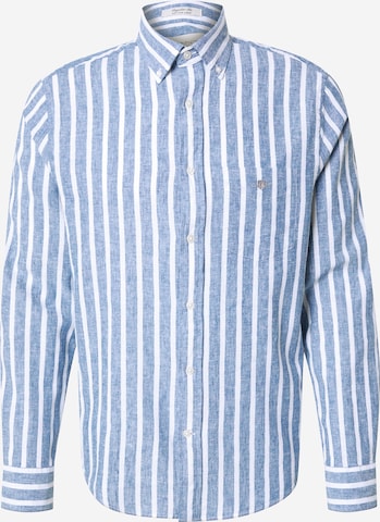 Chemise GANT en bleu : devant