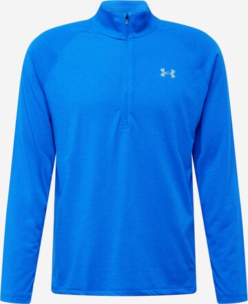 UNDER ARMOUR Functioneel shirt 'Streaker' in Blauw: voorkant