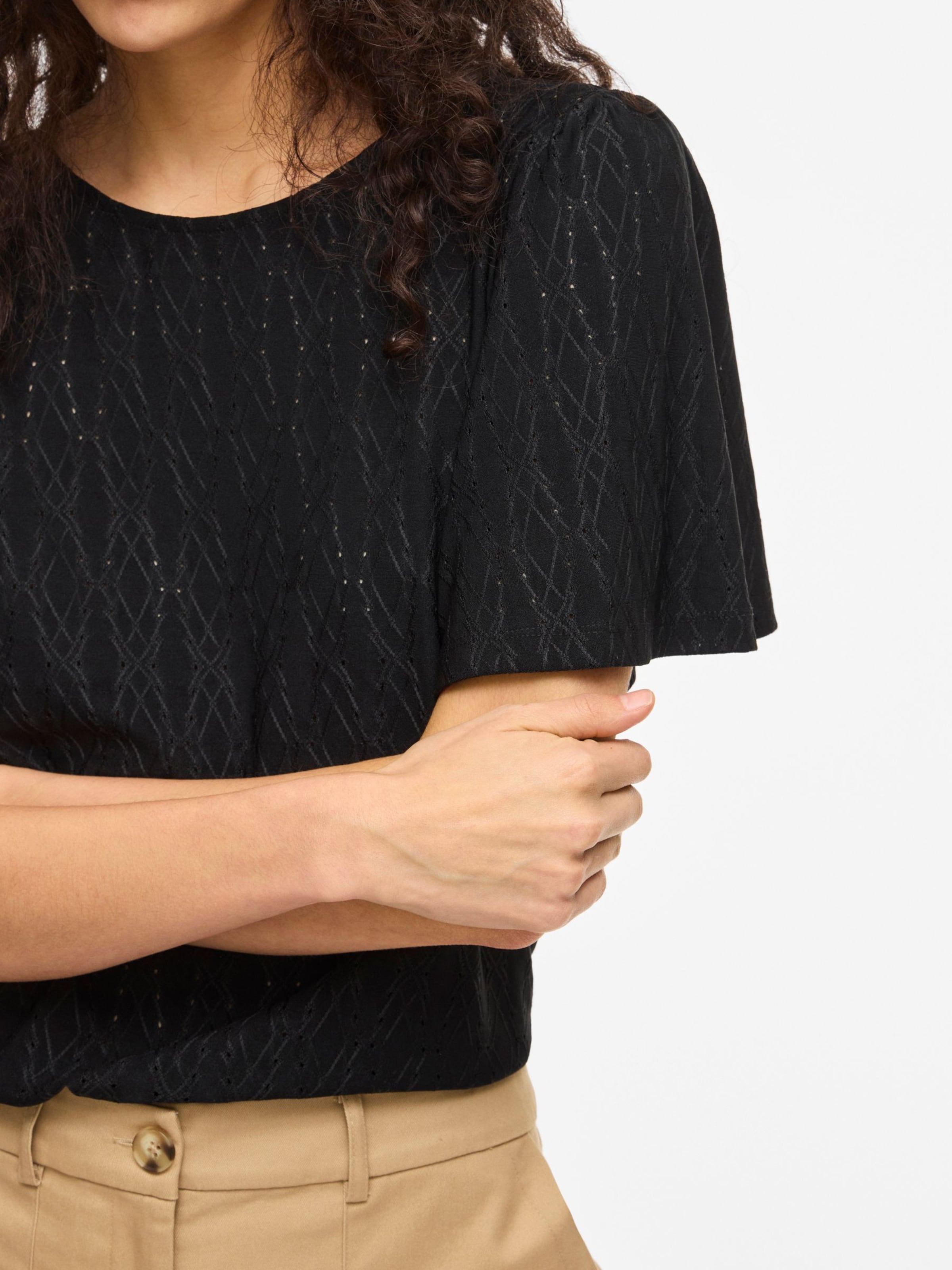 VILA Shirts 'VIBELLI ' i sort