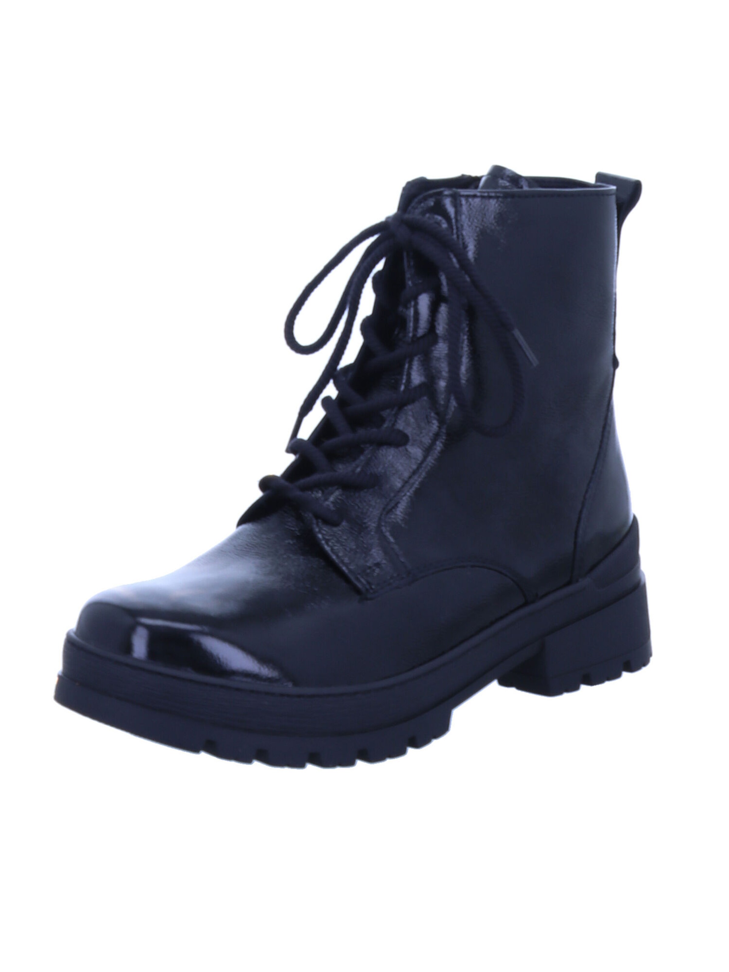 Ganter Veterlaarsjes 'Gela' in Zwart: voorkant