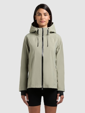 khujo Jacke 'WREM ' in Grün: Vorderseite