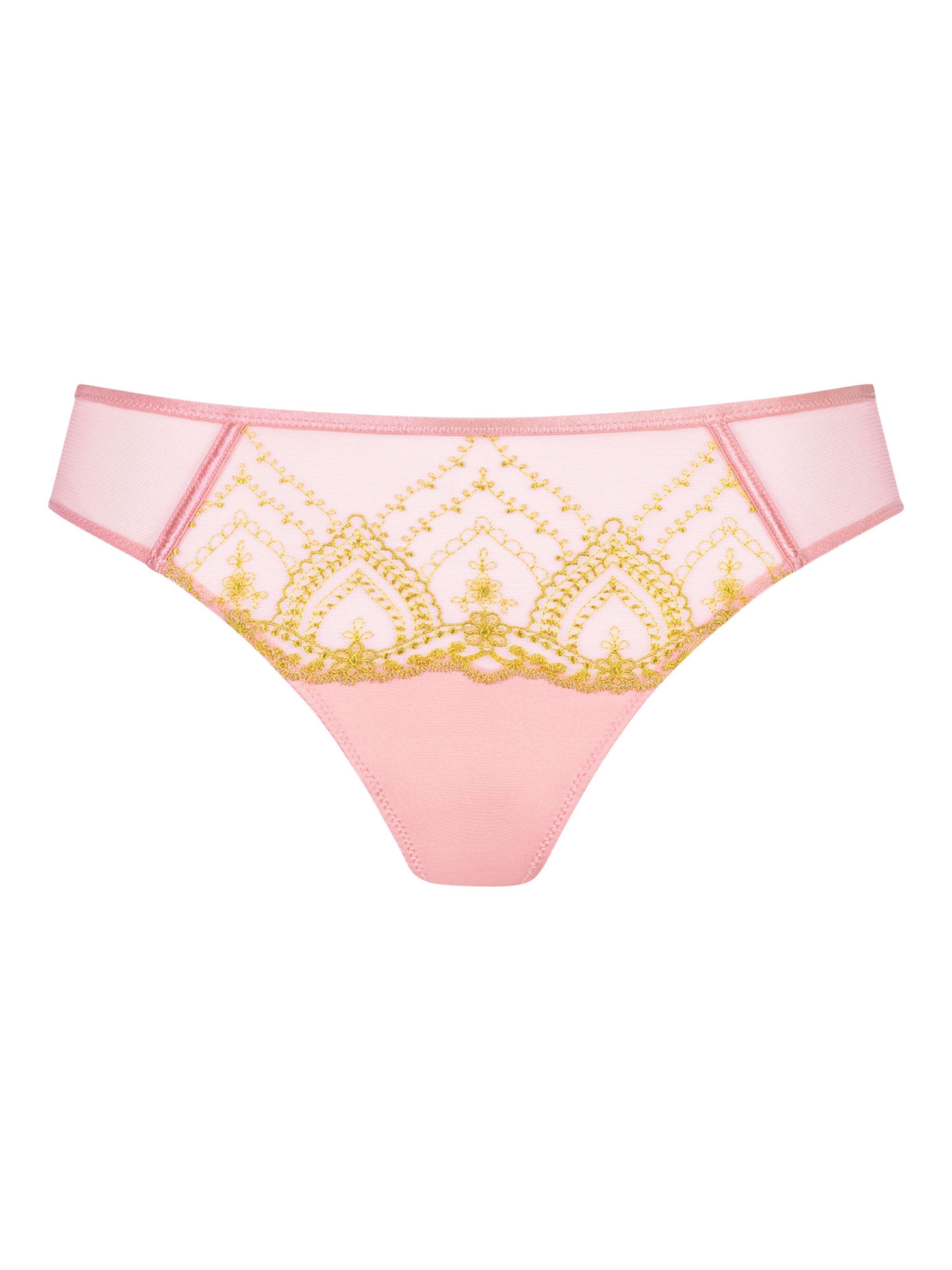 Mey Slip 'Mysterious' in Pink: front