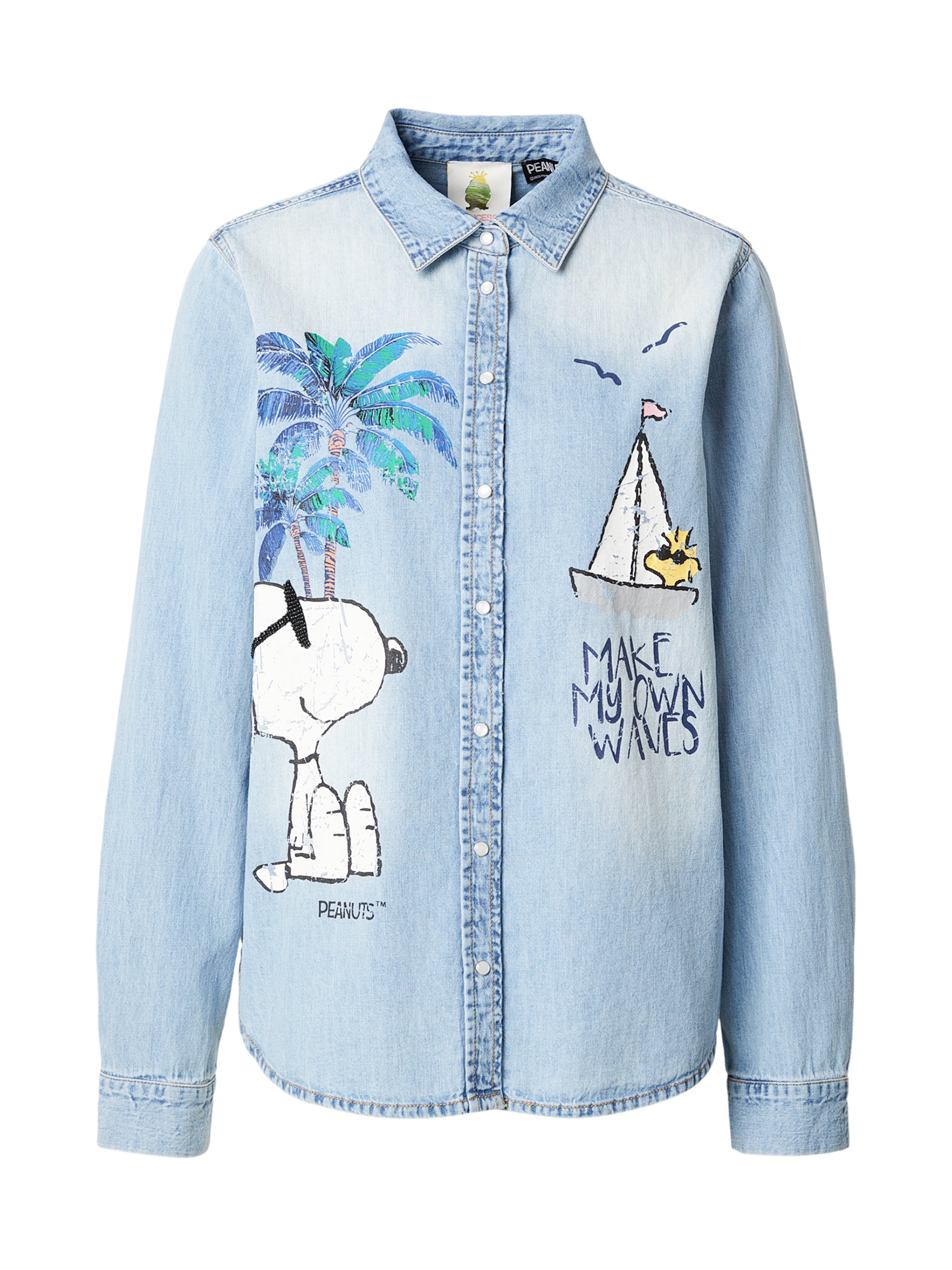 PRINCESS GOES HOLLYWOOD Blouse 'Snoopy' in Blue: front