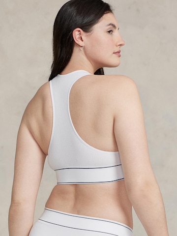 Polo Ralph Lauren - Bustier Sujetador ' Neck Top ' en blanco