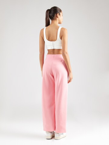 Wide Leg Pantalon 'Phoenix Fleece' NIKE en rose