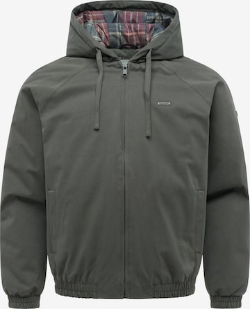 Ragwear Winter jacket 'Terron Y' in Green: front