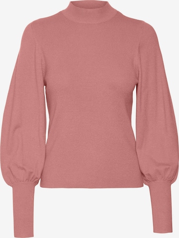 Pull-over 'HOLLY KARIS' VERO MODA en rose : devant