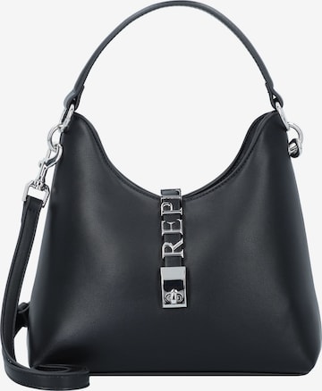 REPLAY Shoulder Bag in Black: front