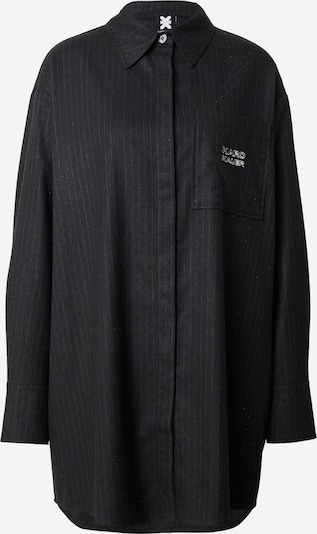 Karo Kauer Bluse in schwarz / weiß, Produktansicht