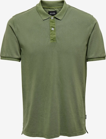 Only & Sons Poloshirt 'Travis' in Grün: predná strana