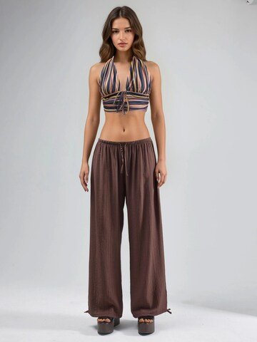 Loosefit Pantalon Busem en marron