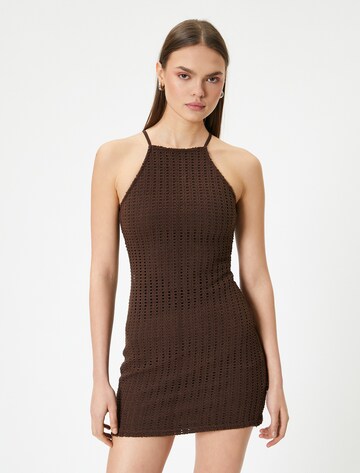 Koton Kleid in Braun: Vorderseite