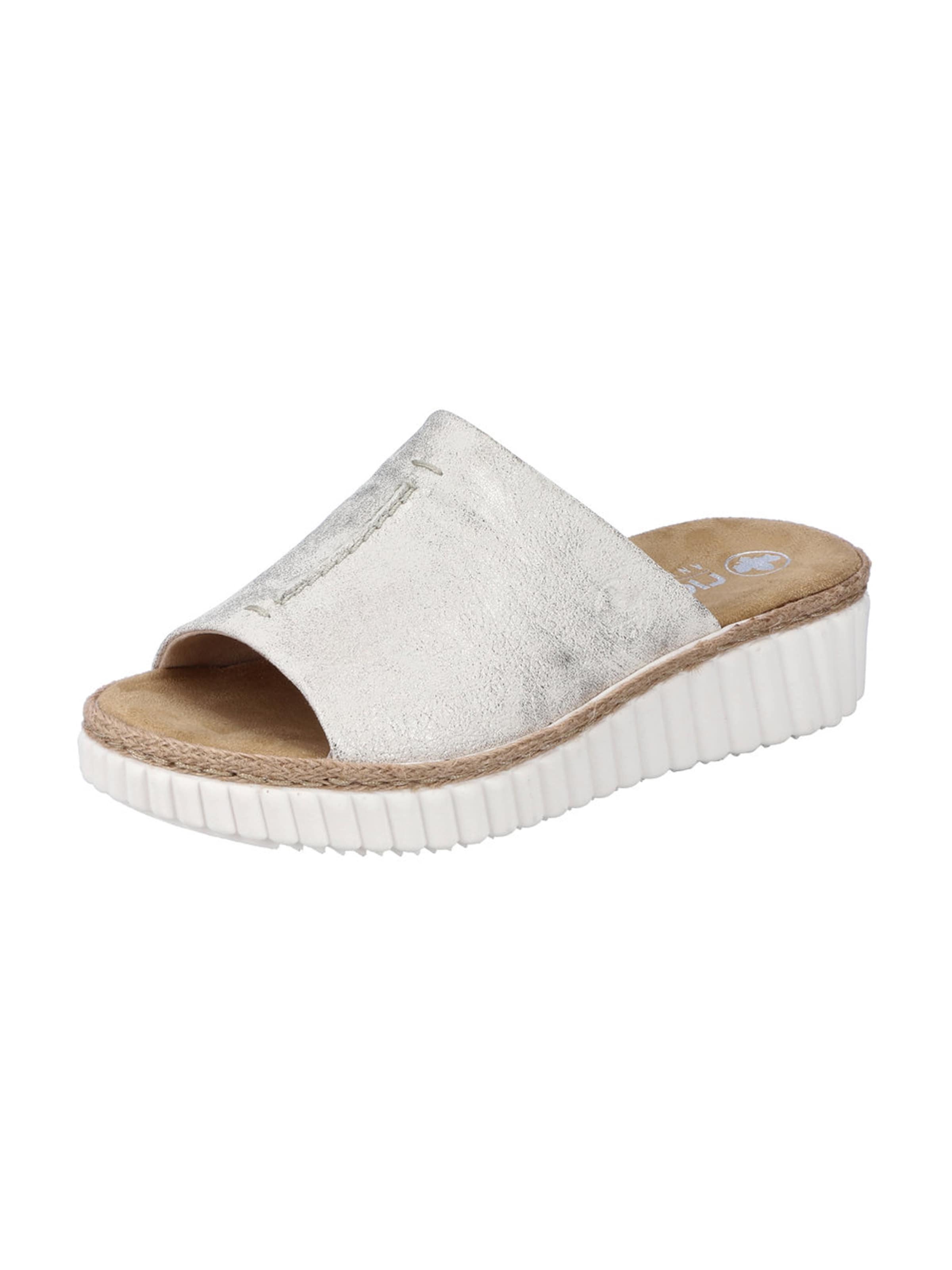 Rieker Μιούλ σε ασημί: μπροστά