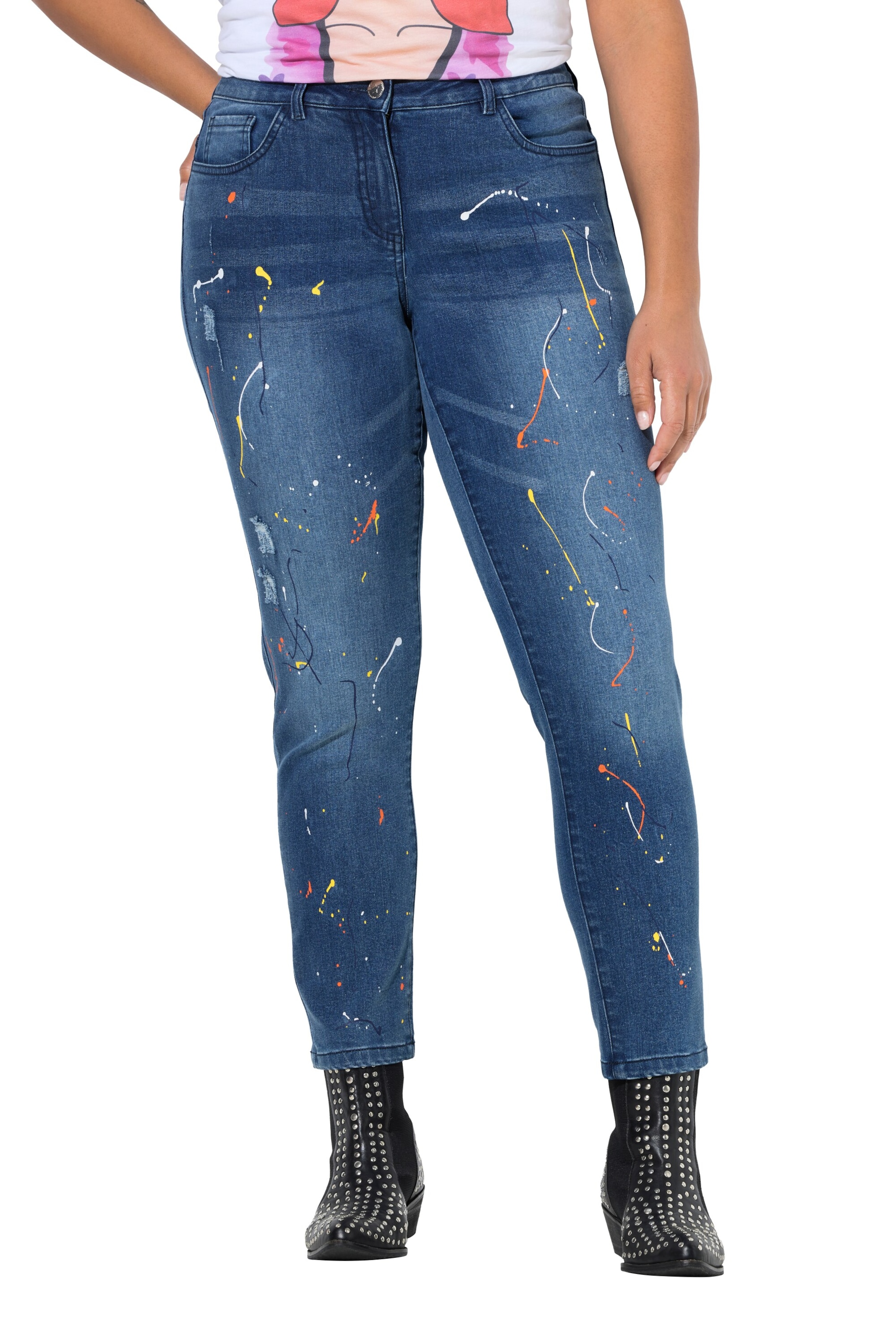 Angel of Style Slimfit Jeans in Blau: Vorderseite