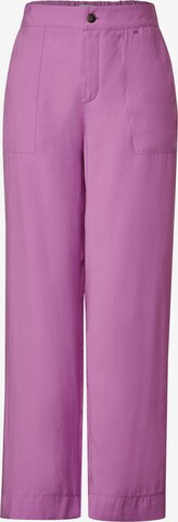 Pantalon STREET ONE en violet : devant