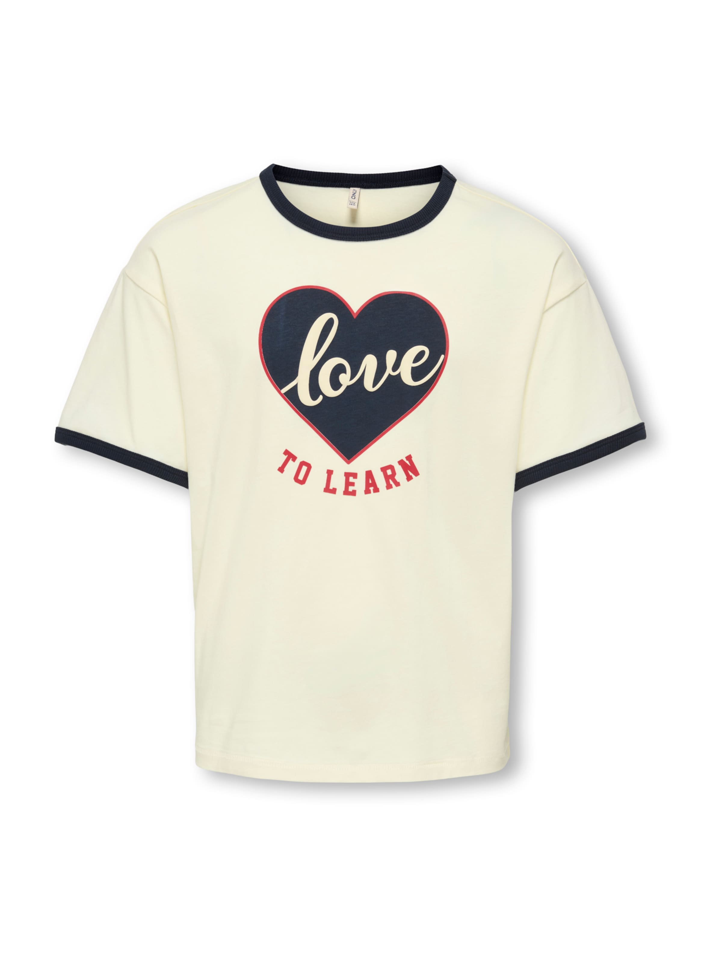 ONLY GIRLS Μπλουζάκι 'KOGPELLA' σε μπεζ: μπροστά