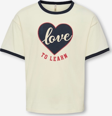 ONLY GIRLS Tričko 'KOGPELLA' – béžová: přední strana