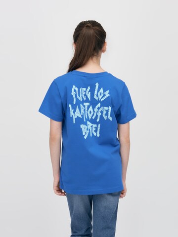T-Shirt 'KARTOFFELBREI' ABOUT YOU x StayKid en bleu : derrière