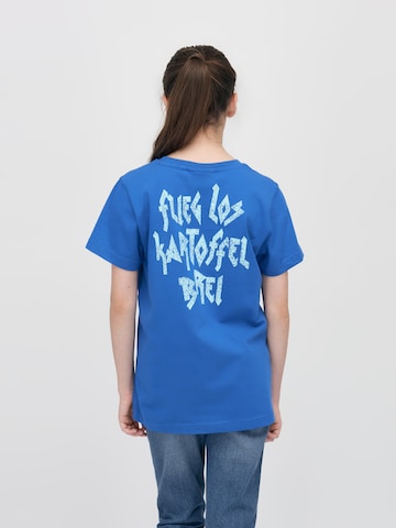 ABOUT YOU x StayKid Shirt 'KARTOFFELBREI' in Blue: back
