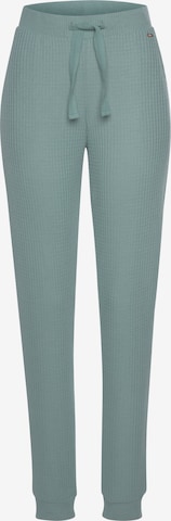 s.Oliver Пижамные штаны в Зеленый: спереди