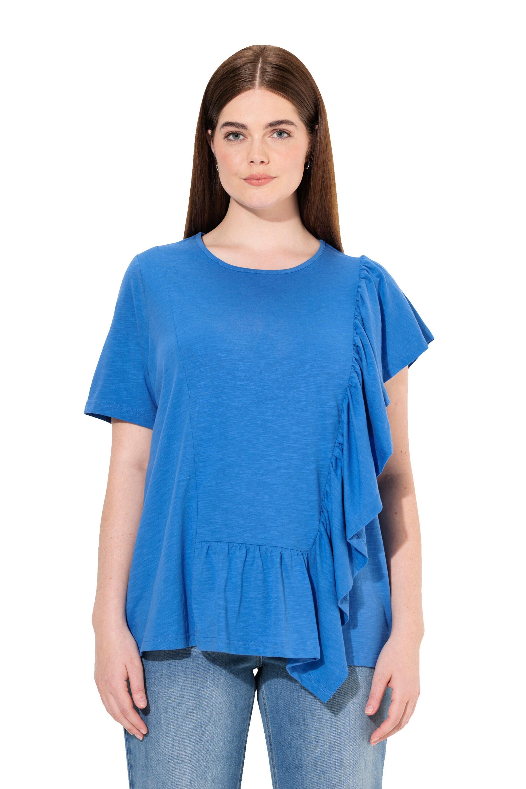 Ulla Popken Blouse in Blue: front
