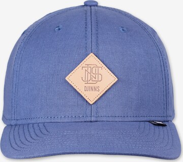 Cappello da baseball '6P TrueFit Linen' di DJINNS in blu: frontale