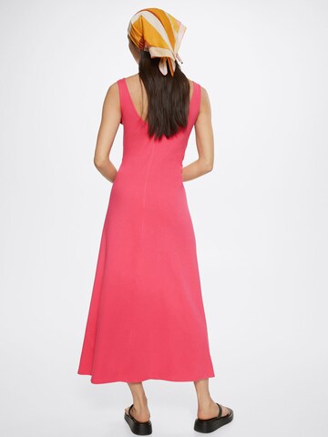 MANGO Sukienka 'RIBET' w kolorze różowy