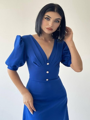 WOMAN VISION Šaty – modrá