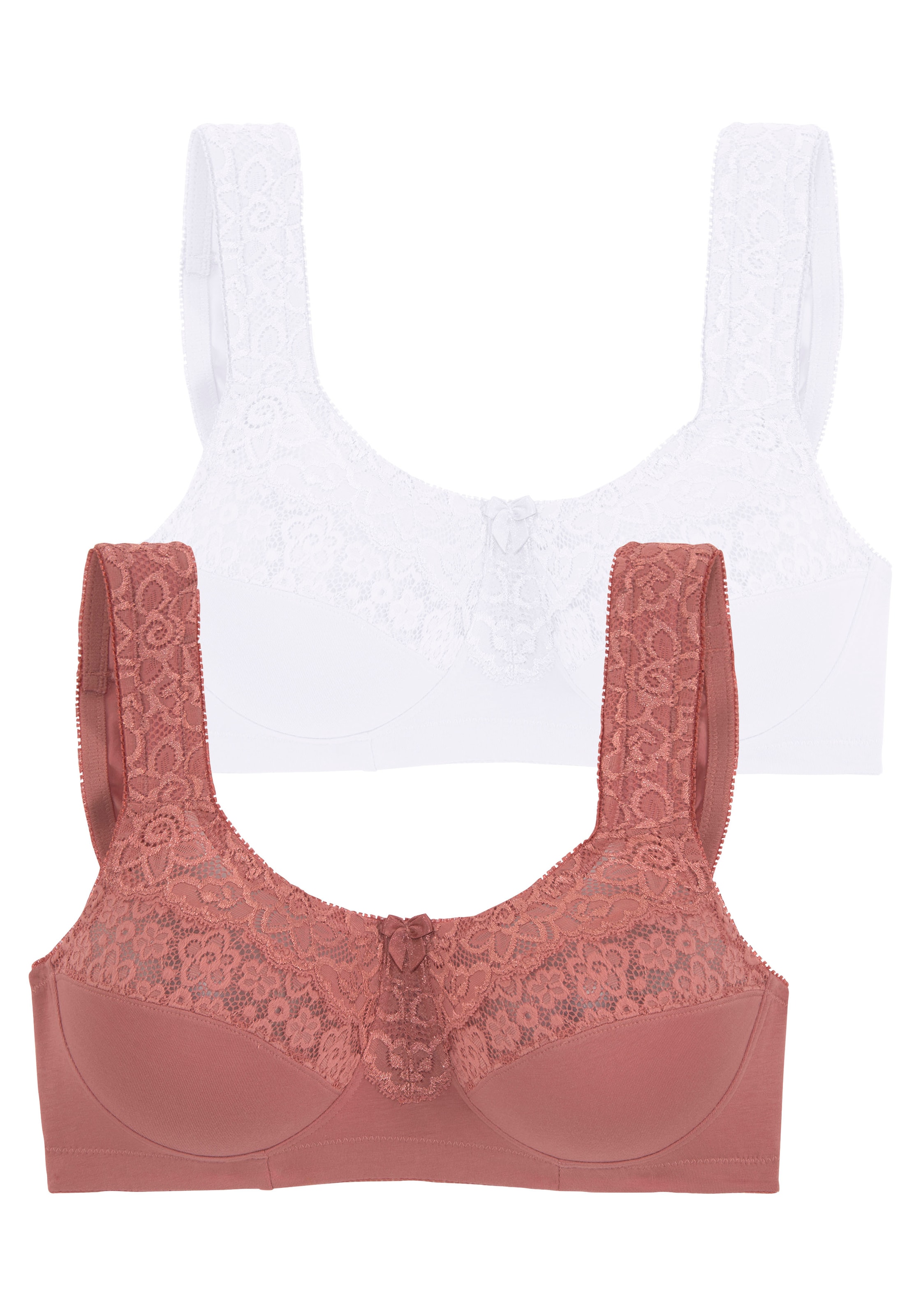 Reggiseno di PETITE FLEUR in rosso: frontale
