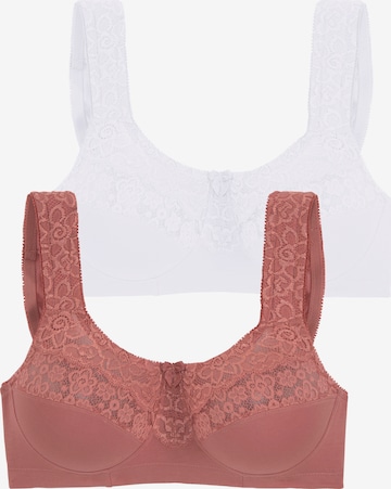 PETITE FLEUR T-shirt Bra in Red: front