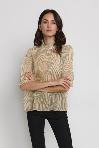 Kaffe - Blusa 'Eloise' em bege: frente