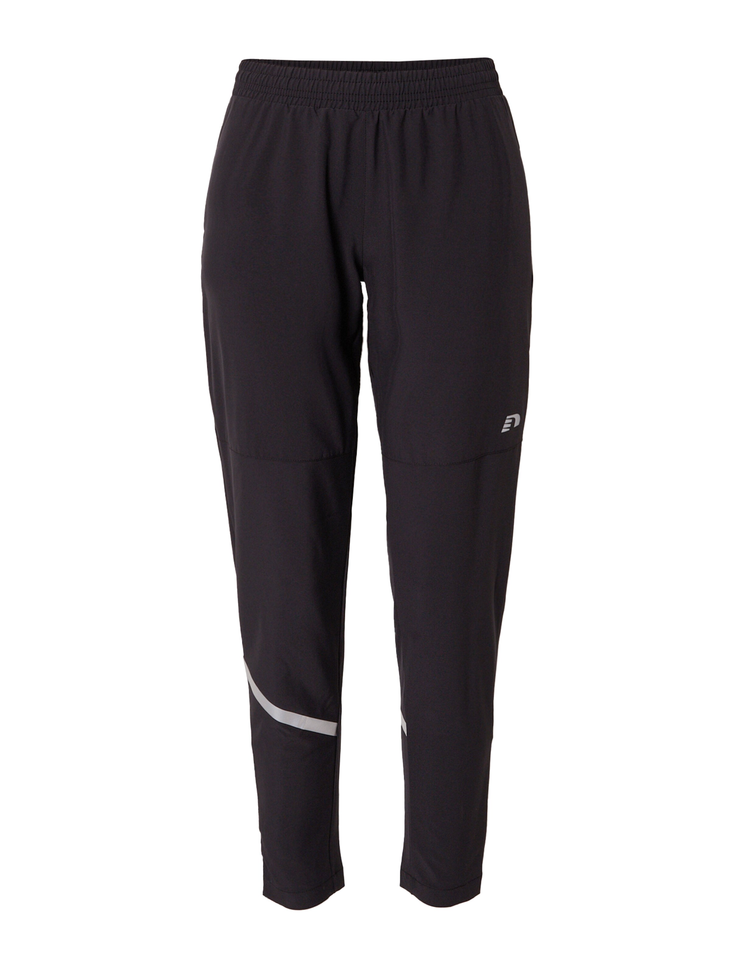 Newline Tapered Outdoorbroek 'PORTLAND' in Zwart: voorkant