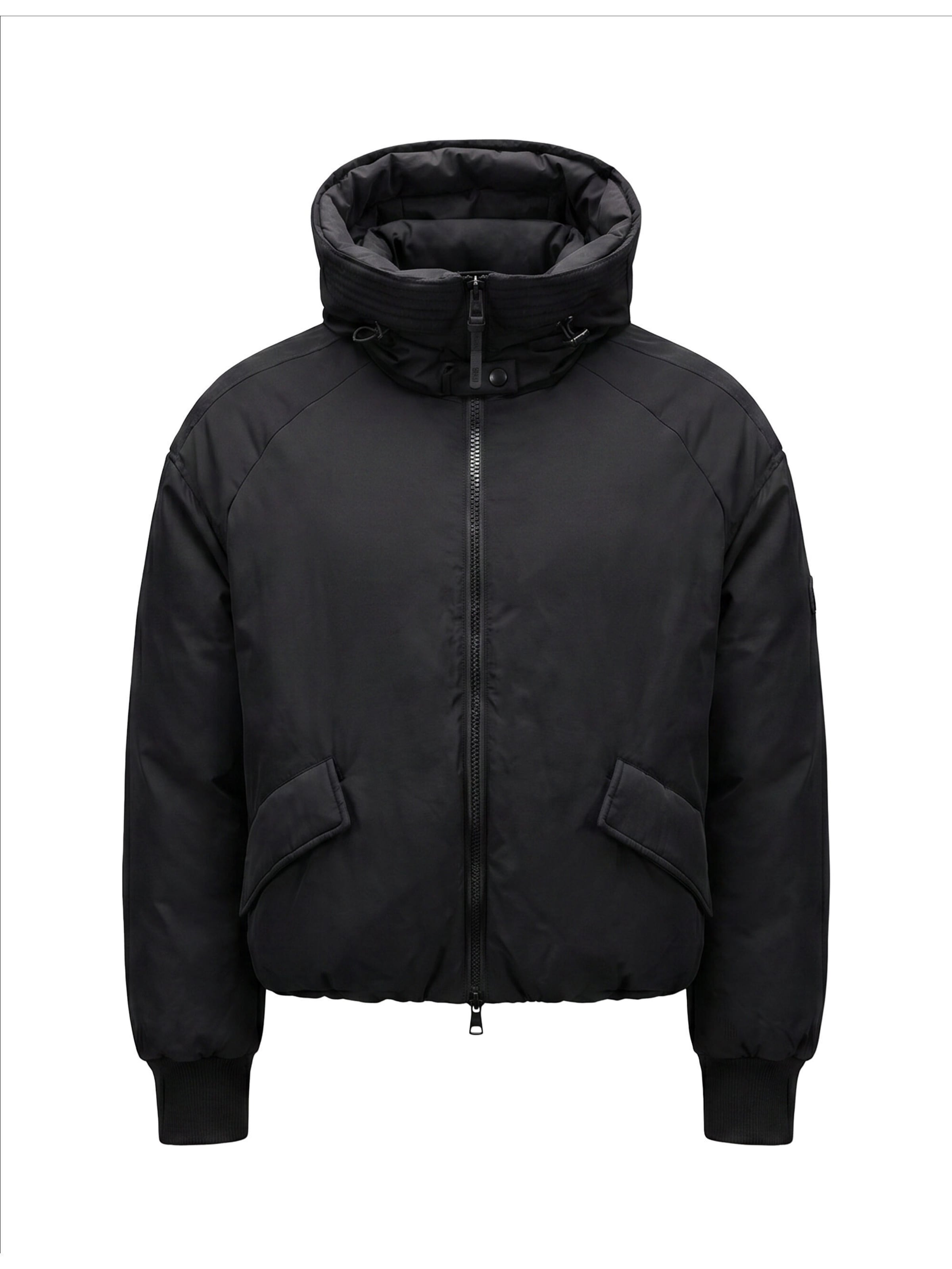 No. 1 Como Between-Season Jacket 'LECCE' in Black: front