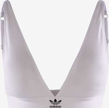 ADIDAS ORIGINALS Bra in White: front