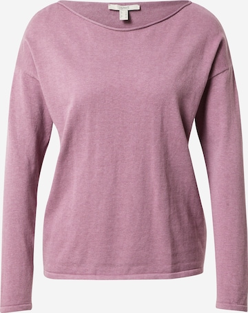 Pullover di ESPRIT in lilla: frontale