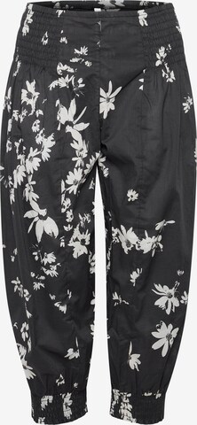 PULZ Jeans Harem Pants 'Jill' in Black: front