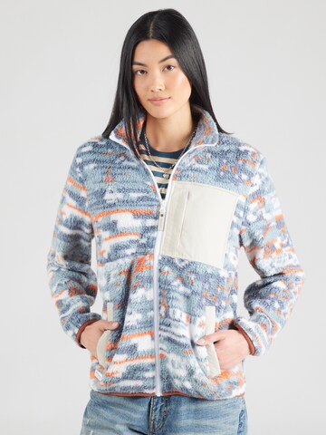 Iriedaily Fleece Jacket 'Arkta' in Blue: front