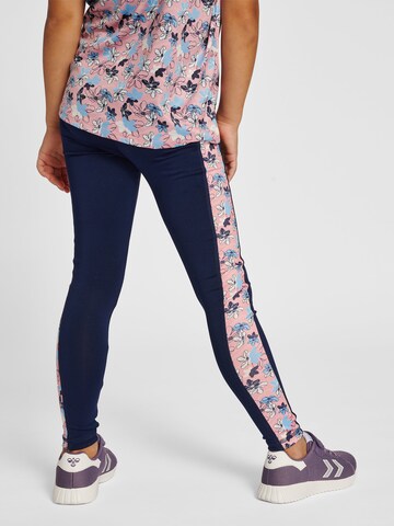 Hummel Skinny Sporthose 'Hanna' in Blau