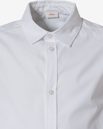 s.Oliver - Ajuste regular Camisa en blanco