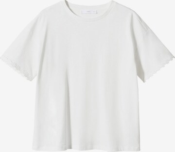 MANGO Koszulka 'JASMINE' w kolorze biały: przód