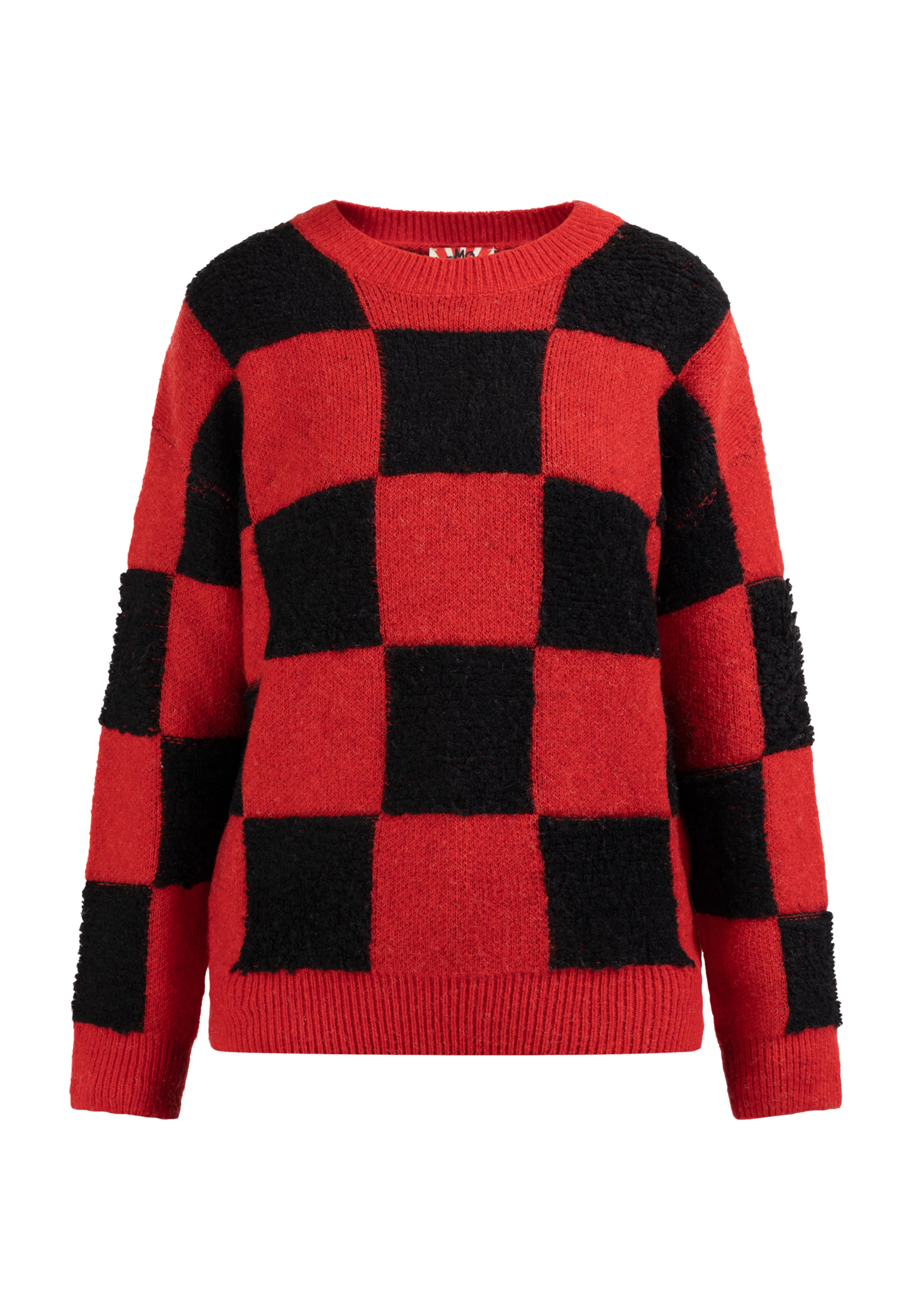 myMo ROCKS Pullover 'Nolie' in Rot: Vorderseite